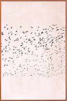 JUNIQE - Poster met kunststof lijst Moving On To The Sun -20x30