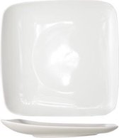 Buffet Vierkant Dinerbord - Wit - 24x24cm