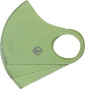 SafeSave Mondmasker- Mondkapje Wasbaar en Herbruikbaar- Niet Medisch Mondkapjes- Ash Green- 3 Stuks
