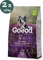 Goood mini senior - Vrije uitloop kip & forel - 3,6 kg