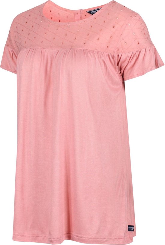 Regatta Abitha T-Shirt Viscose Et Coolweave- Katoen Pour Femme Rose