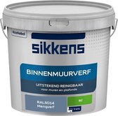 Sikkens - Binnenmuurverf - Muurverf - Mengkleur - Mat - RAL5014 - 5L