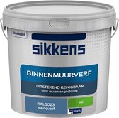 Sikkens - Binnenmuurverf - Muurverf - Mengkleur - Mat - RAL5023 - 5L