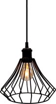 Hanglamp Kiki - inclusief LED lamp met amberkleurig glas - dimbaar