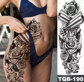 Mooie Neppe Tattoo | Bloem Tatoeage | Tijdelijke Tattoos | Nep Tatoeage | Dames Tatoeage | Temporarty Tattoo | Fake Flower Tattoo | Langdurige Nep Tattoo