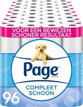 Bol.com Page toiletpapier - 96 rollen - Compleet Schoon wc papier - voordeelverpakking aanbieding