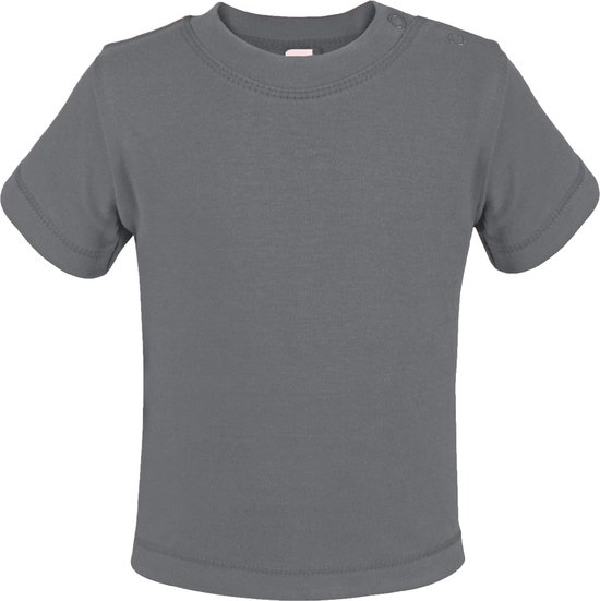 Link Kids Wear baby T-shirt met korte mouw - Grijs - Maat 62/68