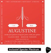 Augustine - AU-RED Concert Snaren voor klassieke gitaar Met Plectrum | Snarenset | Klassieke gitaar