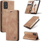 Samsung Galaxy A32 5G Casemania Hoesje Sienna Brown - Portemonnee Book Case