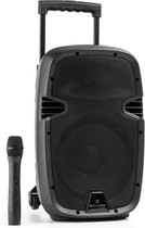 Bushradio 25 Actieve PA-Luidspreker 500W Bluetooth Accu USB SD MP3 VHF