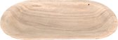 Paulownia schaal ovaal - 31 x 16 x 3 cm
