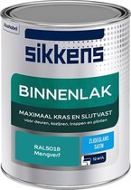 Sikkens Binnenlak - Verf - Zijdeglans - Mengkleur - RAL5018 - 1L