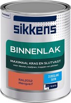 Sikkens Binnenlak - Verf - Zijdeglans - Mengkleur - RAL2012 - 1 liter