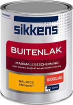 Sikkens Buitenlak - Verf - Hoogglans - Mengkleur - RAL1003 - 1 liter