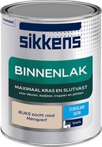 Sikkens Binnenlak - Verf - Zijdeglans - Mengkleur - RIJKS zacht rood - 1 liter