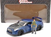 Nissan GT-R R35 Fast & Furious with Brian Figurine