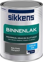 Sikkens Binnenlak - Verf - Zijdeglans - Mengkleur - RAL7043 - 1 liter