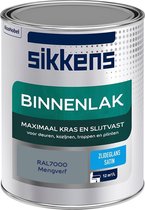 Sikkens Binnenlak - Verf - Zijdeglans - Mengkleur - RAL7000 - 1L