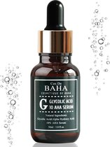 Cos de BAHA Glycolic Acid 10% Peel Serum for Facial-Face Peel for Acne Scars + AHA Alpha Hydroxy Acid for Tone it up + Wrinkles and Lines Reduction + Healthy Radiant Skin | Ordinary Serum Skincare Rituals | K Beauty New 2021