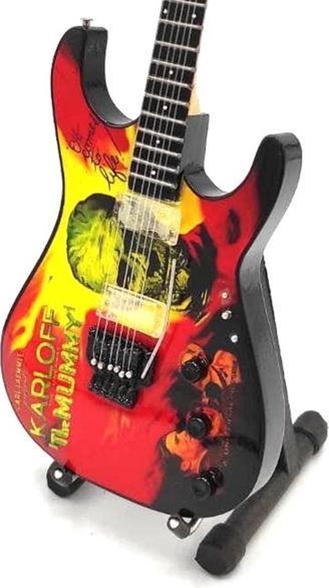 Miniatuur gitaar Kirk Hammett Metallica - The Mummy