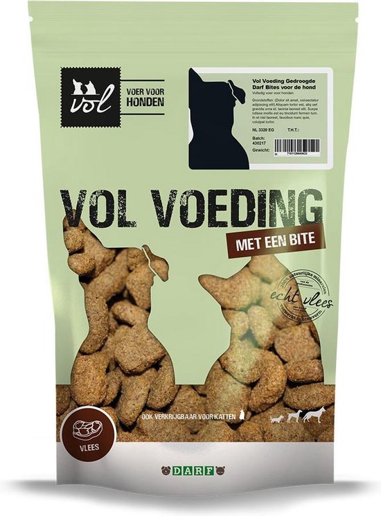 Darf - Vol Bites - Natuurlijk hondenvoer - 5kg