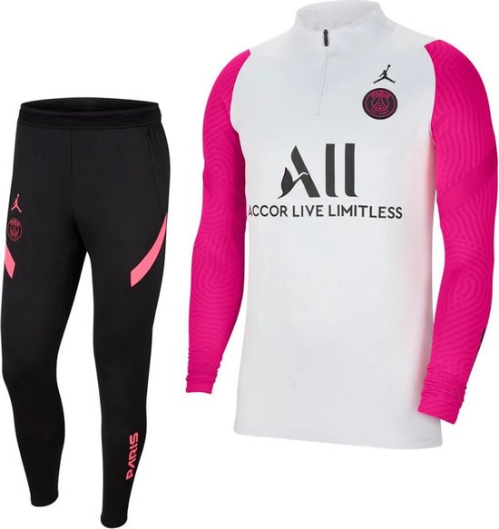 Nike Paris Saint Germain Strike Trainingspak 2021 Platinum Roze Zwart bol