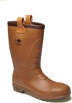 Gevoerde regenlaars (stalen neus) maat 42