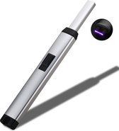 DutchOne Plasma aansteker - Elektrische aansteker - Keuken aansteker elektrisch - USB oplaadbaar - Zilver