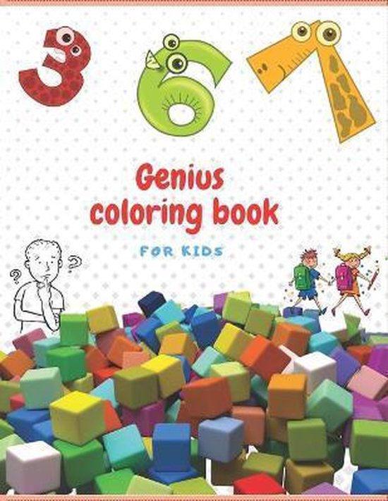 Genius coloring book For Kids (US Edition) 9798681464778 Genius