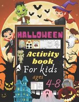 Halloween Activity Book for Kids Age 4-8