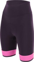 Santini Fietsbroek kort zonder bretels Paars Dames - Giada Lux Shorts Gilevo Seat Pad For Women Vigneto Purple - XL