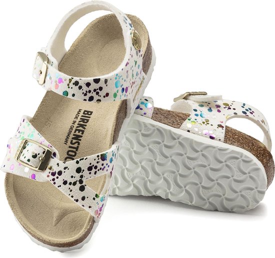 Birkenstock Sandalen - Maat 32 - Meisjes - wit - paars - geel - blauw |  bol.com