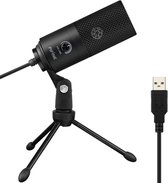 Fifine - K669 - Metalen USB microfoon - Voor Studio Opname, Podcast, Livestreaming & Gaming