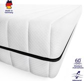 Matras - 120x200 - 7 zones - koudschuim - microvezel tijk - 15 cm hoog - Gemiddeld