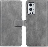 iMoshion Luxe Booktype OnePlus 9 Pro hoesje - Grijs