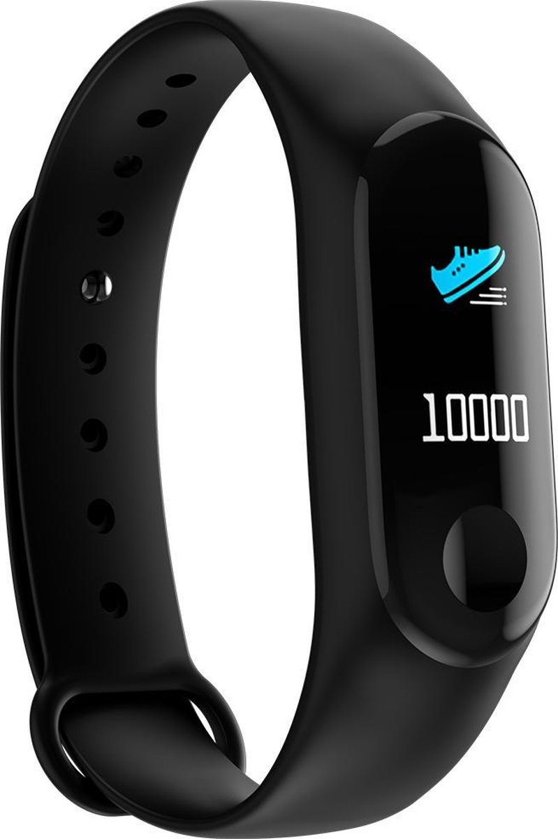 Denver BFH-155 - Activity Tracker - Hartslagmeter - Bloeddrukmeter - IP67 waterproof - Stappenteller - Zwart