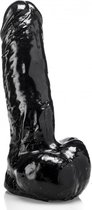 XLTOYS - James - Large Dildo - inbrenglengte 19 X 6.5 cm - Black - Uniek Design Realistische Dildo – Stevige Dildo – voor Diehards only - Made in Europe