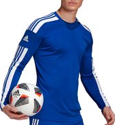 adidas Squadra 21 Sportshirt - Maat M  - Mannen - Blauw/Wit