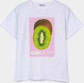 Tiffosi-meisjes-t-shirt-Kiwi-Kristel-kleur: wit-maat 128