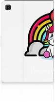 Hoesje Ontwerpen Samsung Galaxy Tab A7 (2020) Cover met Standaard Unicorn Nobody
