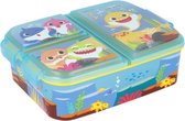 Baby Shark broodtrommel - 3 vaks - Pinkfong Shark lunchbox