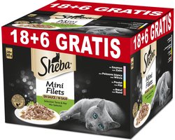 Kattenvoer Sheba Pouch Terre&Mer 18+6 Promo Pack