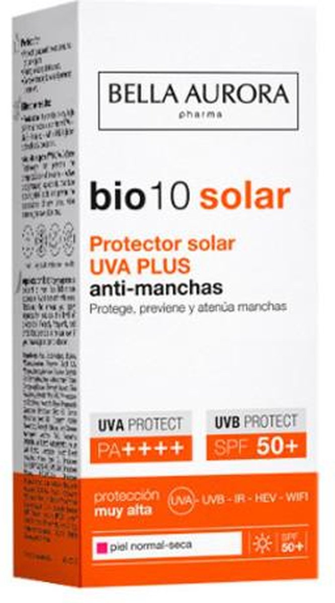 Bella Aurora Bio 10 Solar Uva Plus Dry Skin 50 50ml Of Cream