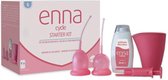 Enna Cycle Menstrual Cup Size S 2 Cups Sterilizer