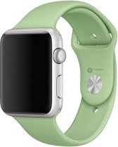 Siliconen Sportbandje / Geschikt voor Apple Watch bandje / 38 mm / 40 mm / M/L / iWatch bandje / Horlogebandje / Series 1 2 3 4 5 6 SE / Sport / Siliconen / Armband / Roestvrij - M