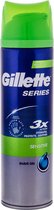 Gillette Scheergel – Series Sensitive , 200 ml - 1 stuks