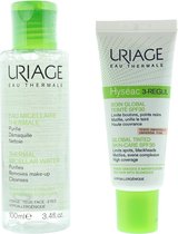 Uriage Gift Set 40ml Hyséac 3-Regul Global Tinted SPF30 + 100ml Thermal Micellar Water