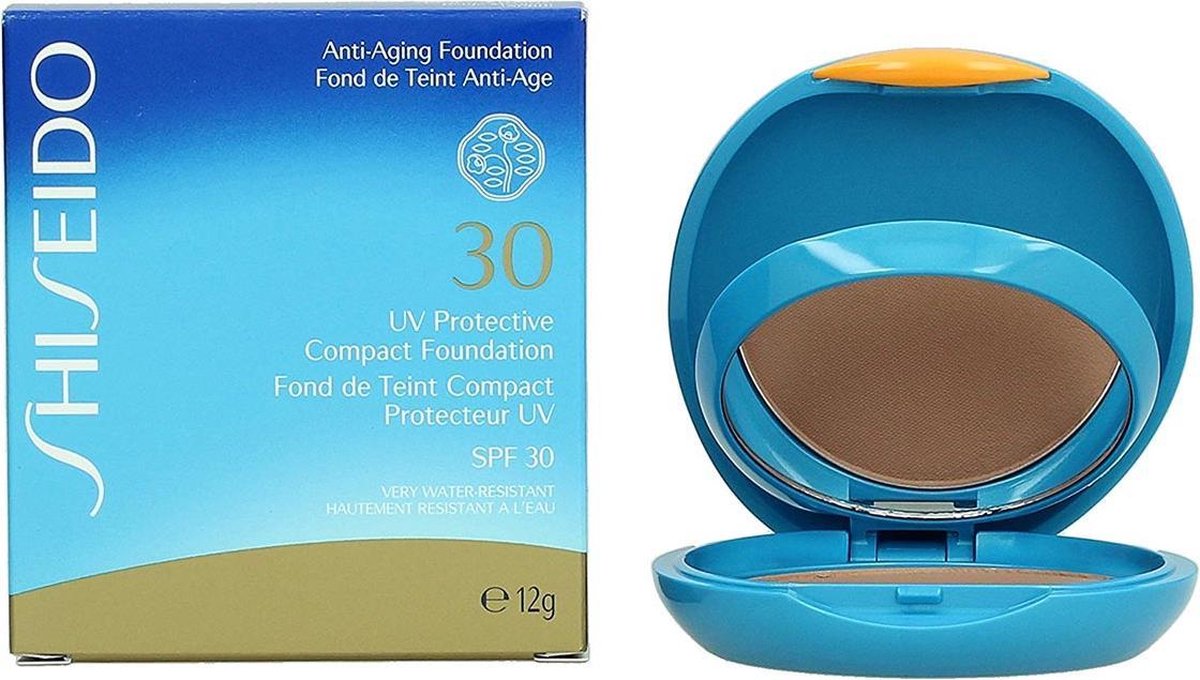 Shiseido Fond de Teint Compact Protecteur UV SPF30 Medium Beige 04 12g | bol