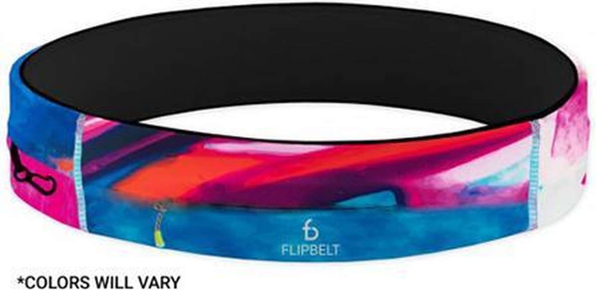 Flipbelt Zipper Acrylic Summer - Running belt - Hardloopriem- S