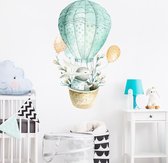 Muursticker | Konijn| Luchtballon | Wanddecoratie | Muurdecoratie | Slaapkamer | Kinderkamer | Babykamer | Jongen | Meisje | Decoratie Sticker